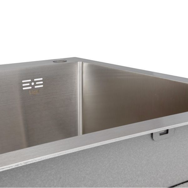Мойка для кухни интегрированная Lidz Handmade H7849L крыло слева (LDH7849BRUL45592) Brushed Steel 3,0/1,0 мм SD00051716 фото