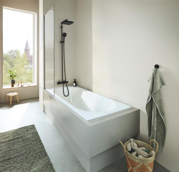 Душова система настінного монтажу Grohe Tempesta System 250 Cube з термостатом для ванни (266912431) 266912431 фото