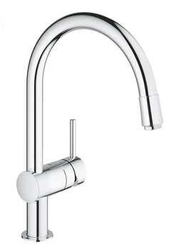 Змішувач для кухні з висувним виливом Grohe Minta (32918000) 32918000 фото