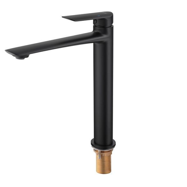 Змішувач для умивальника KOER KB-11028-05 високий (Колір чорний) (KR5294) KR5294 фото