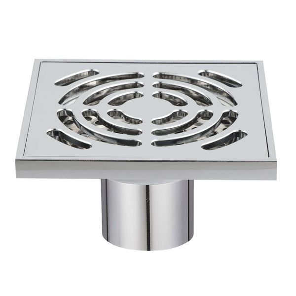 KOER FD12-100x100-180 Душовий трап 100x100мм, прямий відвід (50 шт/ящ) KR3416 фото