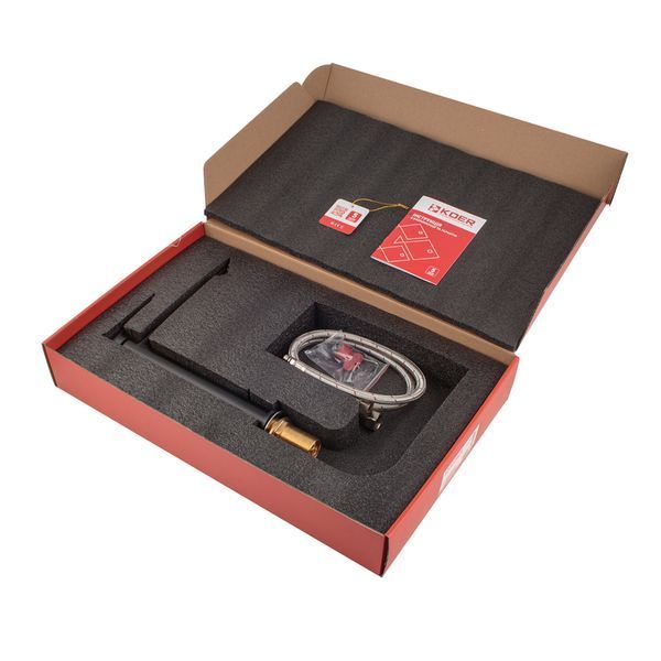 Змішувач для умивальника KOER KB-11028-05 високий (Колір чорний) (KR5294) KR5294 фото