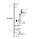 Душовий гарнітур зі штангою, 3 режими струменю Grohe Rainshower SmartActive (26586000) 26586000 фото 4