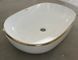 Раковина накладная Mixxus Premium ELLIPSE-0105 EDGE GOLD 600х400х150mm (MP6564) MP6564 фото 3