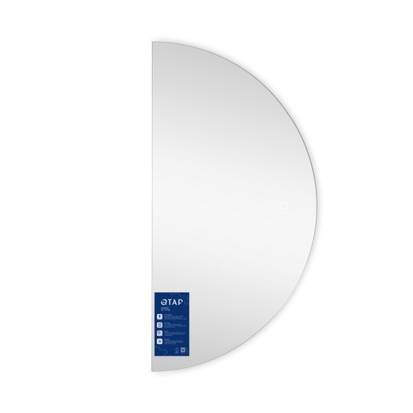 Дзеркало Qtap Taurus HR800 з LED-підсвічуванням Touch, з антизапотіванням, з димером, рег. темп. кольору (3000-6500K) QTTAUHR800 SD00055398 фото