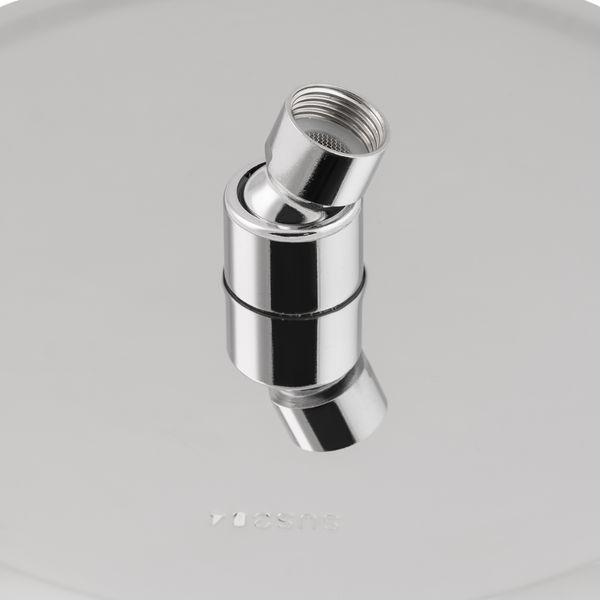 Лейка для верхнего душа Lidz Niagara 125 245 мм округлая LDNIA125NKS37518 Chrome SD00043621 фото