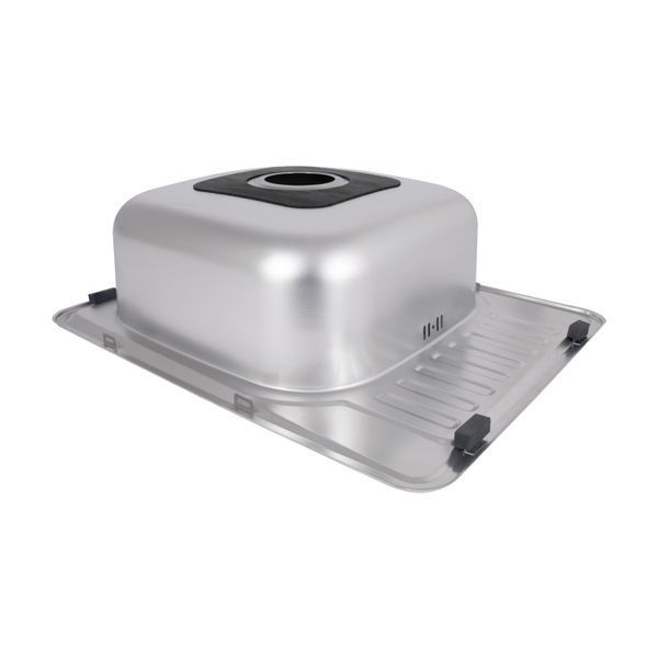 Кухонна мийка Brinex 5848 0,8 мм Micro Decor (BRIN5848MDEC08) SD00054090 фото