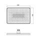 Лійка для верхнього душу Qtap Hlavova 280x190 мм прямокутна QTHLA107CRM45946 Chrome SD00052070 фото 2
