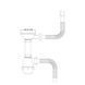 Сифон для кухонної мийки Kroner KRP Siphon - 011 3 1/2"х50/40 мм CV023014 фото 2