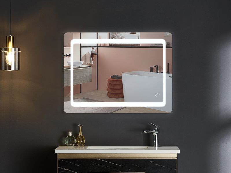 Дзеркало Mixxus TWEE MR09-50x80-Reverse з Led Touch, Anti-fog, димером, регулятором яскравості (MI6930) MI6930 фото