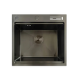 Мийка Mixxus MH5050-SK Nano-Black з н.ст.зі сходинкою для сушарки, з підст.під ножі(графіт) (MX1940)