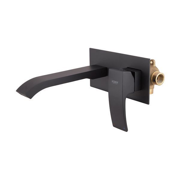 Смеситель для умывальника Koer KB-16007-05 встраиваемый (Цвет черный) (KR3451) KR3451 фото