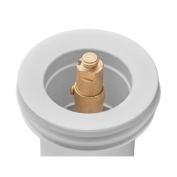 Донный клапан для раковины Koer PW-08-03 1 1/4'' без перелива автоматический СLICK-СLACK (Цвет белый) (KR5787) KR5787 фото