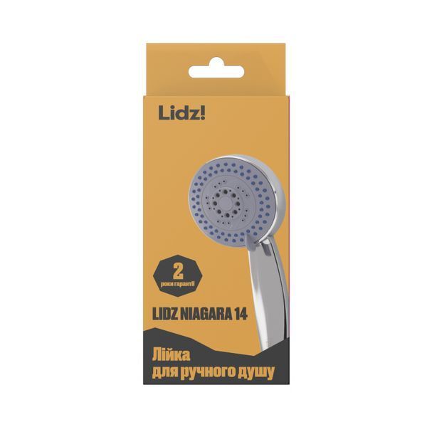 Лейка для ручного душа Lidz Niagara 14 95 мм округлая LDNIA14CRM35465 Chrome SD00041569 фото
