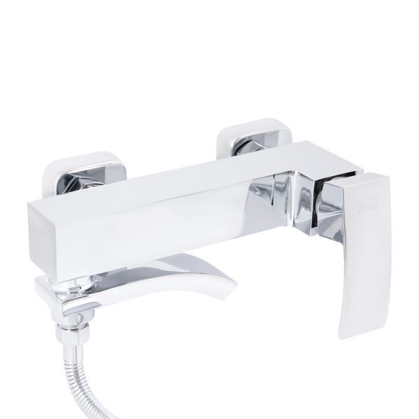 Змішувач для ванни Qtap Swan Cascada з поворотним виливом (з душовим гарнітуром) QTSWA260CRM45565 Chrome SD00051689 фото