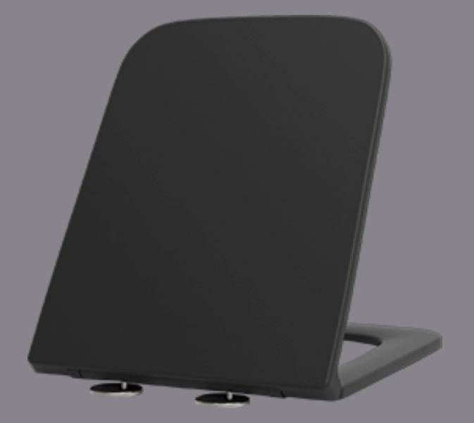 Унітаз підвісний Mixxus Premium Quadro-0302-R Black 530x360x365mm, система змиву RIMLESS (MP6455) MP6455 фото