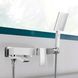 Змішувач для ванни Qtap Swan Cascada з поворотним виливом (з душовим гарнітуром) QTSWA260CRM45565 Chrome SD00051689 фото 8