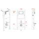 Комплект: MIXXUS PREMIUM ELLIPSE-SET-2102 Унітаз система змиву TORNADO 3.0+ Інсталяція KOER KT-0404 + панель KT-0604-01 CHROME (MP6690) MP6690 фото 27