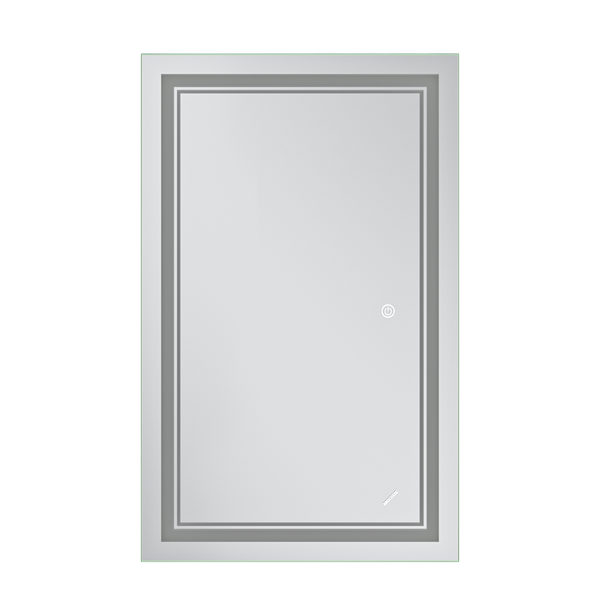 Дзеркало Mixxus Premium QUADRO MR20-50x80-Reverse з Led Touch, Anti-fog, димером, регулятором яскравості (MP6620) MP6620 фото