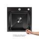 Акційний набір Lidz: мийка Handmade H4545 Black PVD Decor 2,5/0,5 мм + K01B Корзина для кухонной мойки SD00057082 фото 5