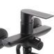 Змішувач для ванни Haiba Alex 006 Euro Чорний (HB3925) HB3925 фото 2