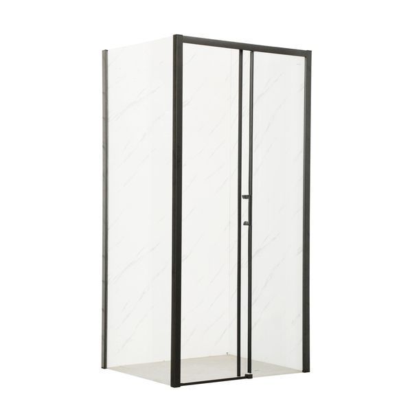 Душевая кабина без поддона Mixxus Premium DIVERSE SC03-100x80x195-TR Black прозрачное стекло 6мм (MI6866) MI6866 фото