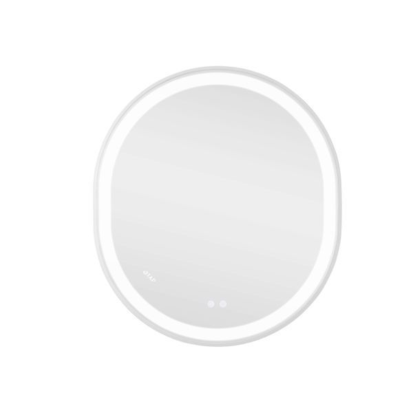 Зеркало Qtap Gemini 800х700 с LED-подсветкой Touch, с антизапотеванием, с диммером, рег. темп. цвета (3000-6500K) QT2578R8071W SD00052318 фото