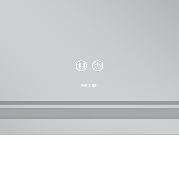 Дзеркало Mixxus Premium QUADRO MR20-100x80 з Led Touch, Anti-fog, димером, регулятором яскравості, лінзою (MP6623) MP6623 фото