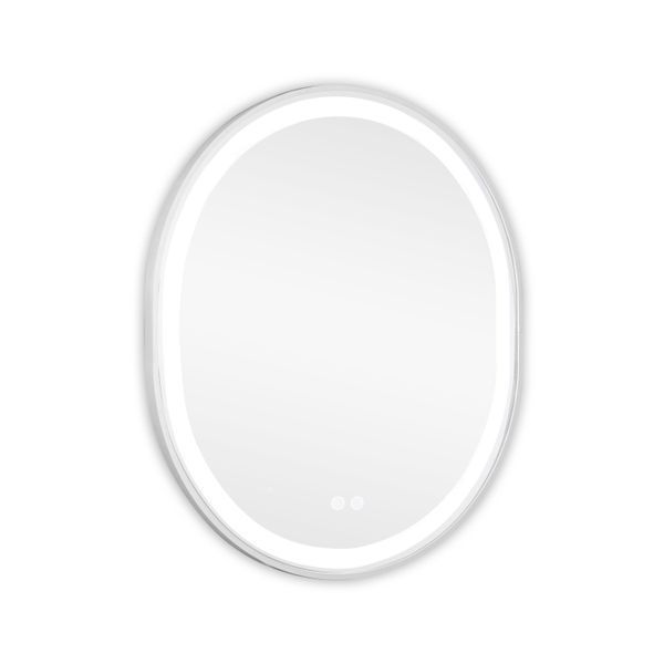Зеркало Qtap Gemini 800х700 с LED-подсветкой Touch, с антизапотеванием, с диммером, рег. темп. цвета (3000-6500K) QT2578R8071W SD00052318 фото