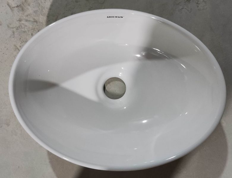 Раковина накладная Mixxus Premium ELLIPSE-0107 345х265х120mm (MP6525) MP6525 фото