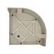 Lidz Душовий піддон KAPIELKA ST80x80x14 низький, напівкруглий, діаметр зливу 52 мм SD00050739 фото 4