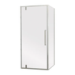 Душова кабіна без піддону Mixxus Premium BEVEL SC01-90x90x195-TR Chrome прозоре скло 6мм (MI6863)