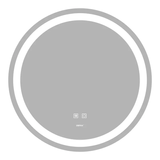 Дзеркало Zerix Solo MC01-80 з LED Touch, Anti-fog, димером, регулятором яскравості (ZX6064) ZX6064 фото