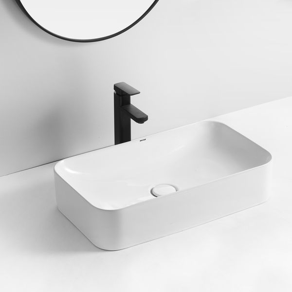 Раковина накладна Mixxus Premium QUADRO-0106 600х355х130mm (MP6523) MP6523 фото