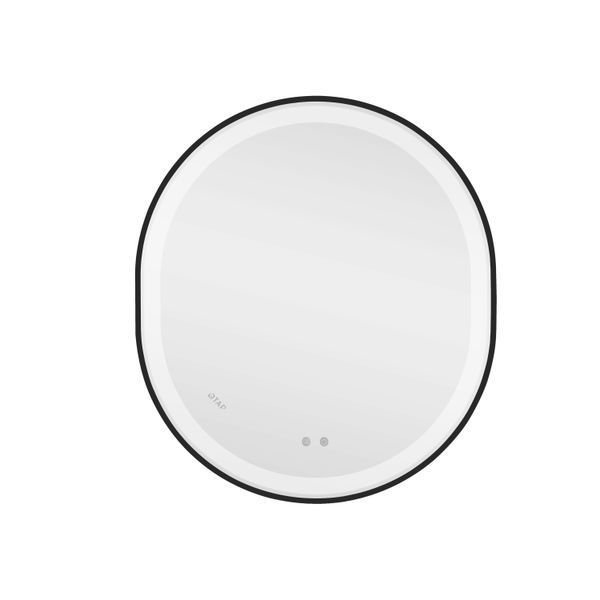 Зеркало Qtap Gemini 800х700 с LED-подсветкой Touch, с антизапотеванием, с диммером, рег. темп. цвета (3000-6500K) QT2578R8072B SD00052319 фото