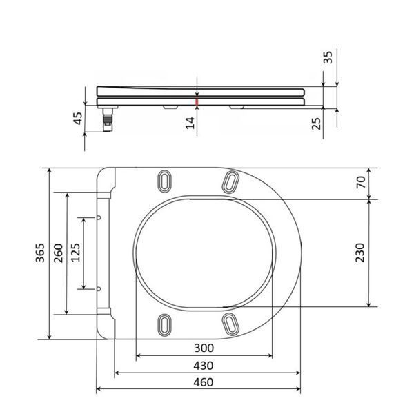Сиденье для унитаза Qtap (Jay 520,640, Swan 520,640) с микролифтом Slim QT1699SC5176W SD00038757 фото