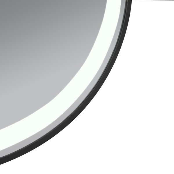 Дзеркало Qtap Gemini 800х700 з LED-підсвічуванням Touch, з антизапотіванням, з димером, рег. темп. кольору (3000-6500K) QT2578R8072B SD00052319 фото