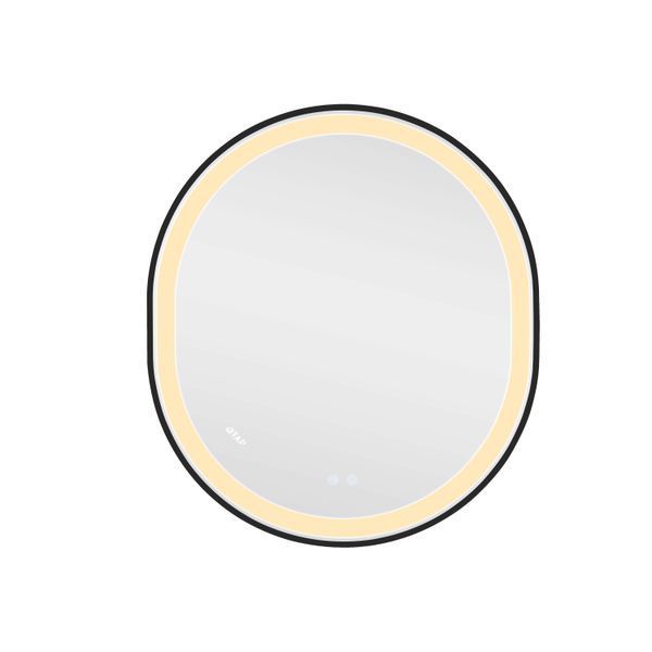 Зеркало Qtap Gemini 800х700 с LED-подсветкой Touch, с антизапотеванием, с диммером, рег. темп. цвета (3000-6500K) QT2578R8072B SD00052319 фото