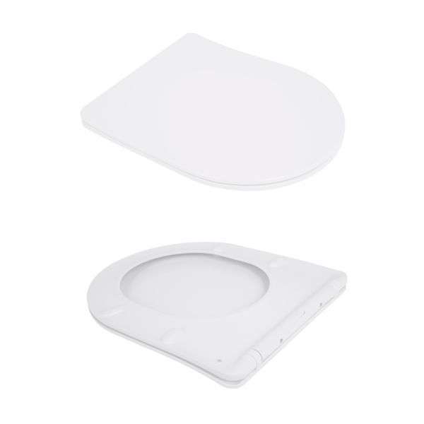 Унітаз підвісний Qtap Jay безобідковий з сідінням Soft-close QT07335175W SD00053467 фото