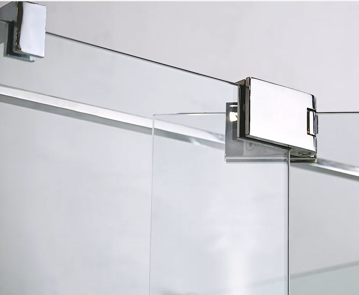 Душова кабіна без піддону Koer SR SC02-100x80x200-TR-01 прозоре скло Easy Clean 8мм, хром (KR5355) KR5355 фото