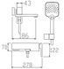 Смеситель для ванны с коротким изливом Koer KB-41009-04 (Цвет хром+белый) (KR5985) KR5985 фото 5