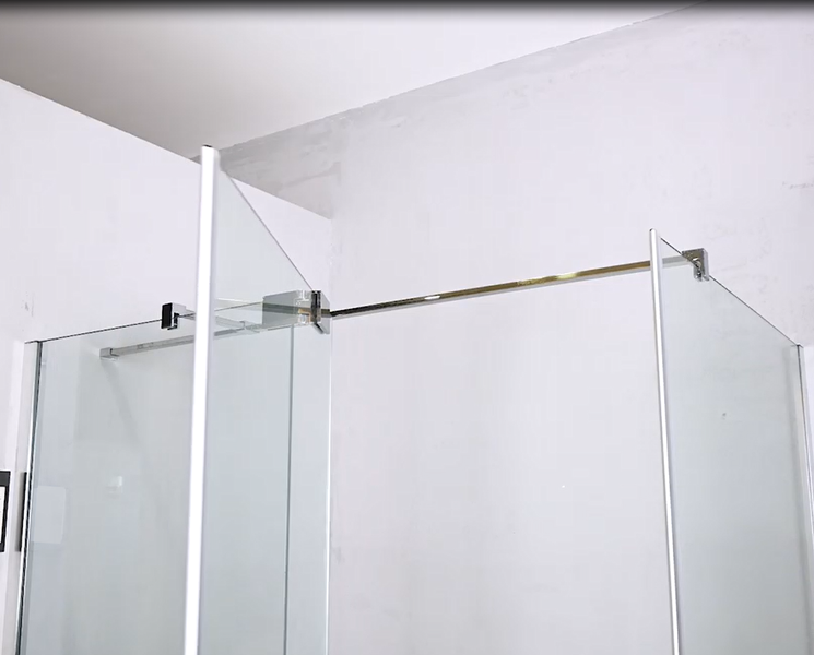 Душова кабіна без піддону Koer SR SC02-100x80x200-TR-01 прозоре скло Easy Clean 8мм, хром (KR5355) KR5355 фото