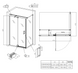 Душова кабіна без піддону Koer SR SC02-100x80x200-TR-01 прозоре скло Easy Clean 8мм, хром (KR5355) KR5355 фото 17