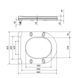 Сиденье для унитаза Qtap (Jay 520,640, Swan 520,640) с микролифтом Slim QT1699SC5176W SD00038757 фото 2
