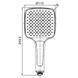 Лейка для душа Koer KP-0402-01 (3 функции) (KR4983) KR4983 фото 2