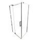 Душова кабіна без піддону Koer SR SC02-100x80x200-TR-01 прозоре скло Easy Clean 8мм, хром (KR5355) KR5355 фото 6