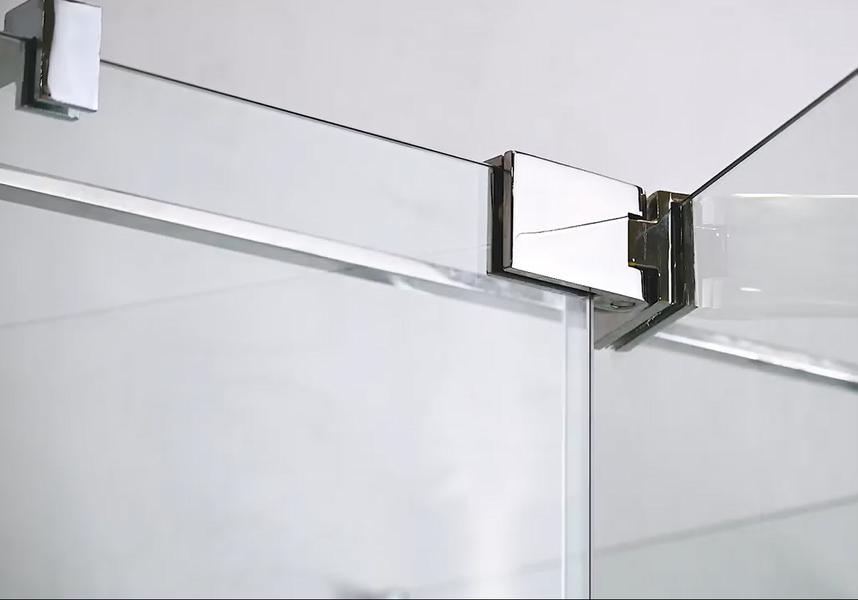 Душова кабіна без піддону Koer SR SC02-100x80x200-TR-01 прозоре скло Easy Clean 8мм, хром (KR5355) KR5355 фото