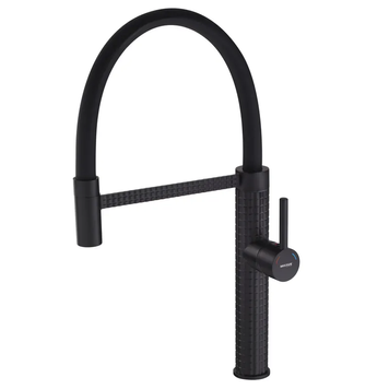 Змішувач для кухні Mixxus Premium Oliwer 017 BLACK REFL.BLACK (MI6966) MI6966 фото
