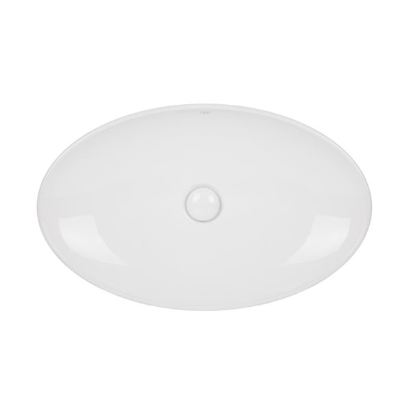 Раковина-чаша Qtap Dove 680х420х120 White с донным клапаном QT0611K160W SD00032981 фото