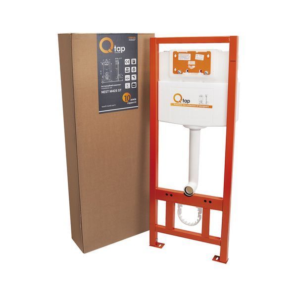 Інсталяція для підвісного унітазу Qtap Nest ST 1120/1290х425х155/235 мм, 18/23 cм QT0133M425 SD00038760 фото
